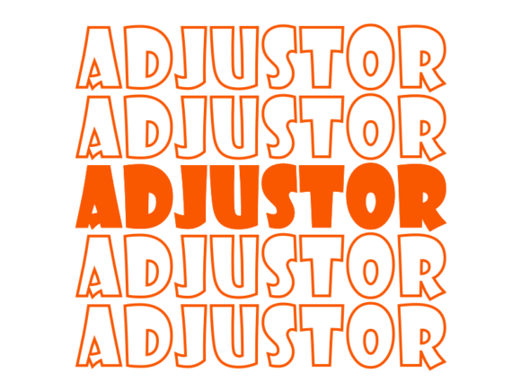 Adjustor SVG Cut File: Graphics for Print Templates