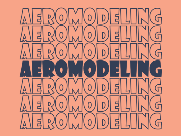 Aeromodeling SVG Cut File: Graphics for Print Templates