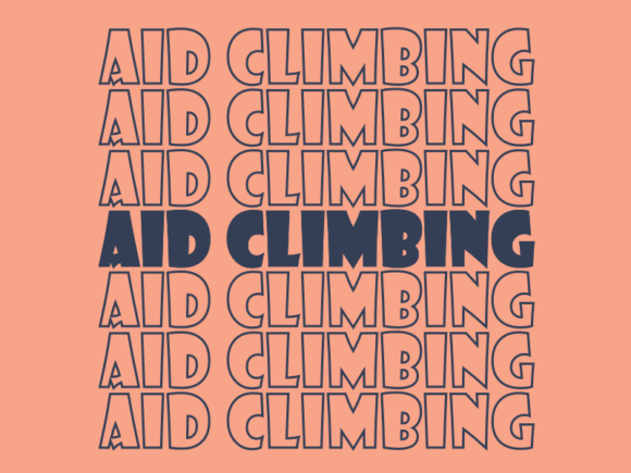 Aid Climbing SVG Cut File
