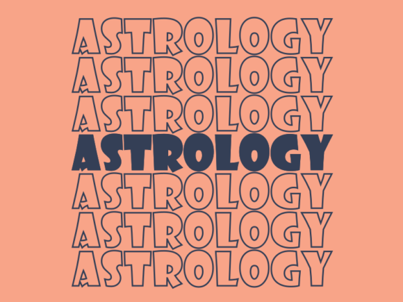 Astrology SVG Cut File: Graphics for Print Templates