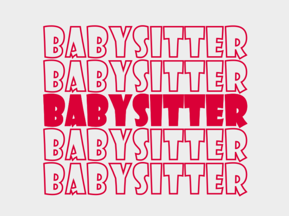 Babysitter SVG Cut File