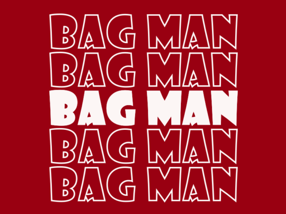 Bag Man SVG Cut File
