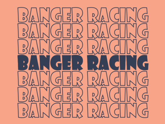 Banger Racing SVG Cut File: Graphics for Print Templates