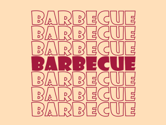 Barbecue SVG Cut File: Graphics for Print Templates