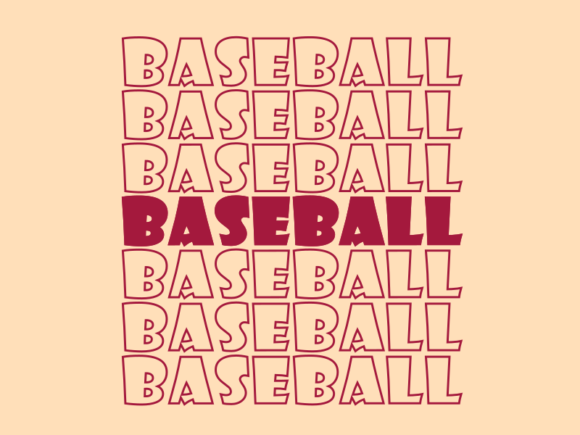 Baseball SVG Cut File: Graphics for Print Templates