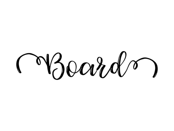 Board Lettering: Monochrome Graphics for Print Templates