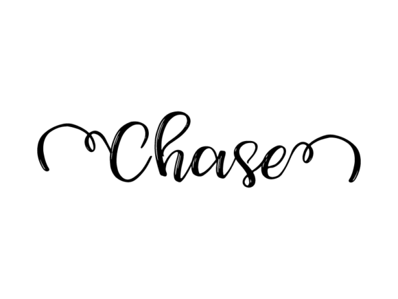 Chase Lettering: Monochrome Graphics for Print Templates