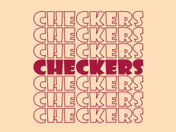 Checkers SVG Cut File: Graphics for Print Templates