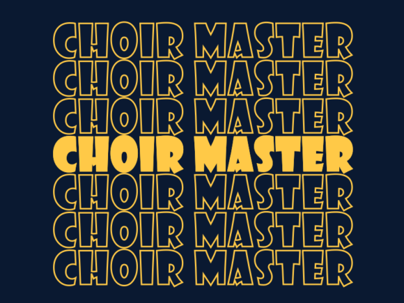 Choir Master SVG Cut File