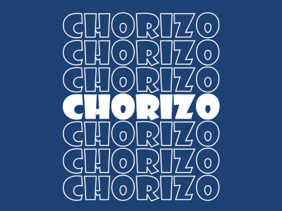Chorizo SVG Cut File: Graphics for Print Templates