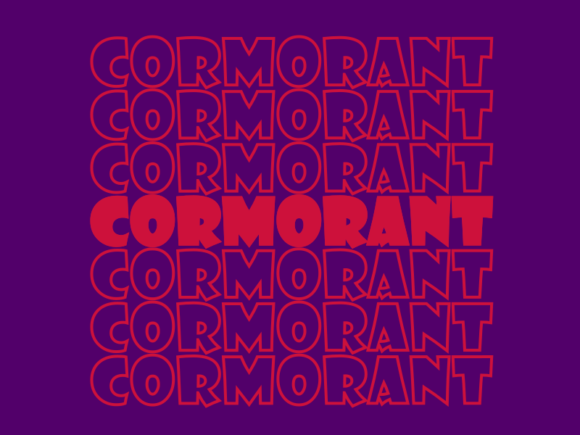 Cormorant SVG Cut File: Graphics for Print Templates