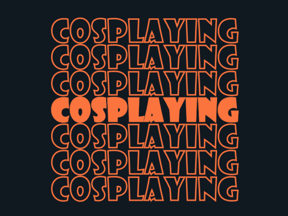 Cosplaying SVG Cut File: Graphics for Print Templates
