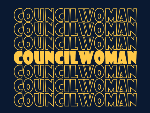 Councilwoman SVG Cut File: Graphics for Print Templates
