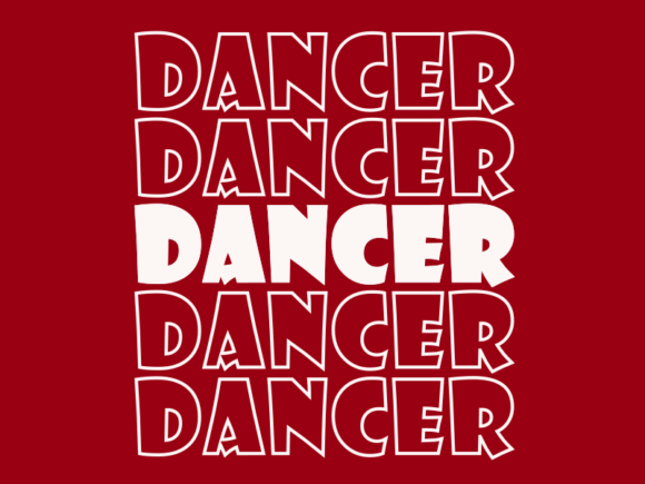 Dancer SVG Cut File: Graphics for Print Templates