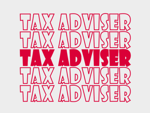 Tax Adviser SVG Cut File: Graphics for Print Templates