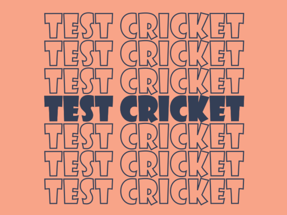 Test Cricket SVG Cut File