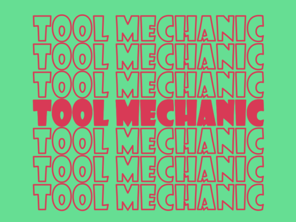 Tool Mechanic SVG Cut File: Graphics for Print Templates
