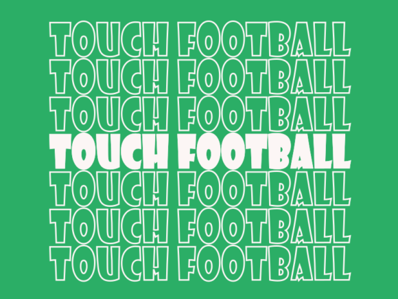 Touch Football SVG Cut File: Graphics for Print Templates