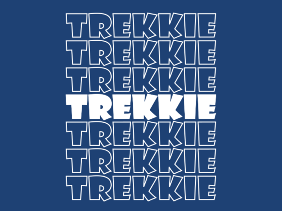 Trekkie SVG Cut File: Graphics for Print Templates