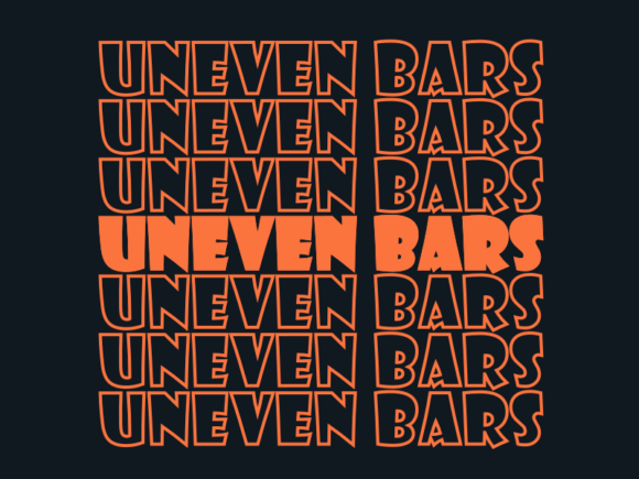 Uneven Bars SVG Cut File: Graphics & Print Templates