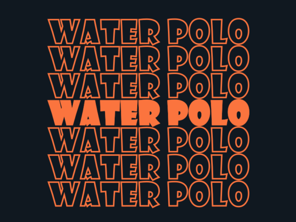 Water Polo SVG Cut File: Graphics for Print Templates