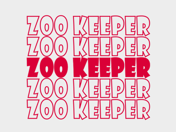Zoo Keeper SVG Cut File